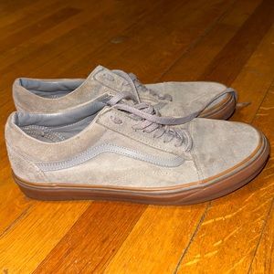 Grey Suede Vans (size 10)